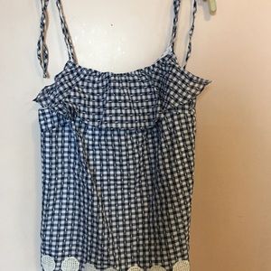 J. Crew spaghetti tie strap top